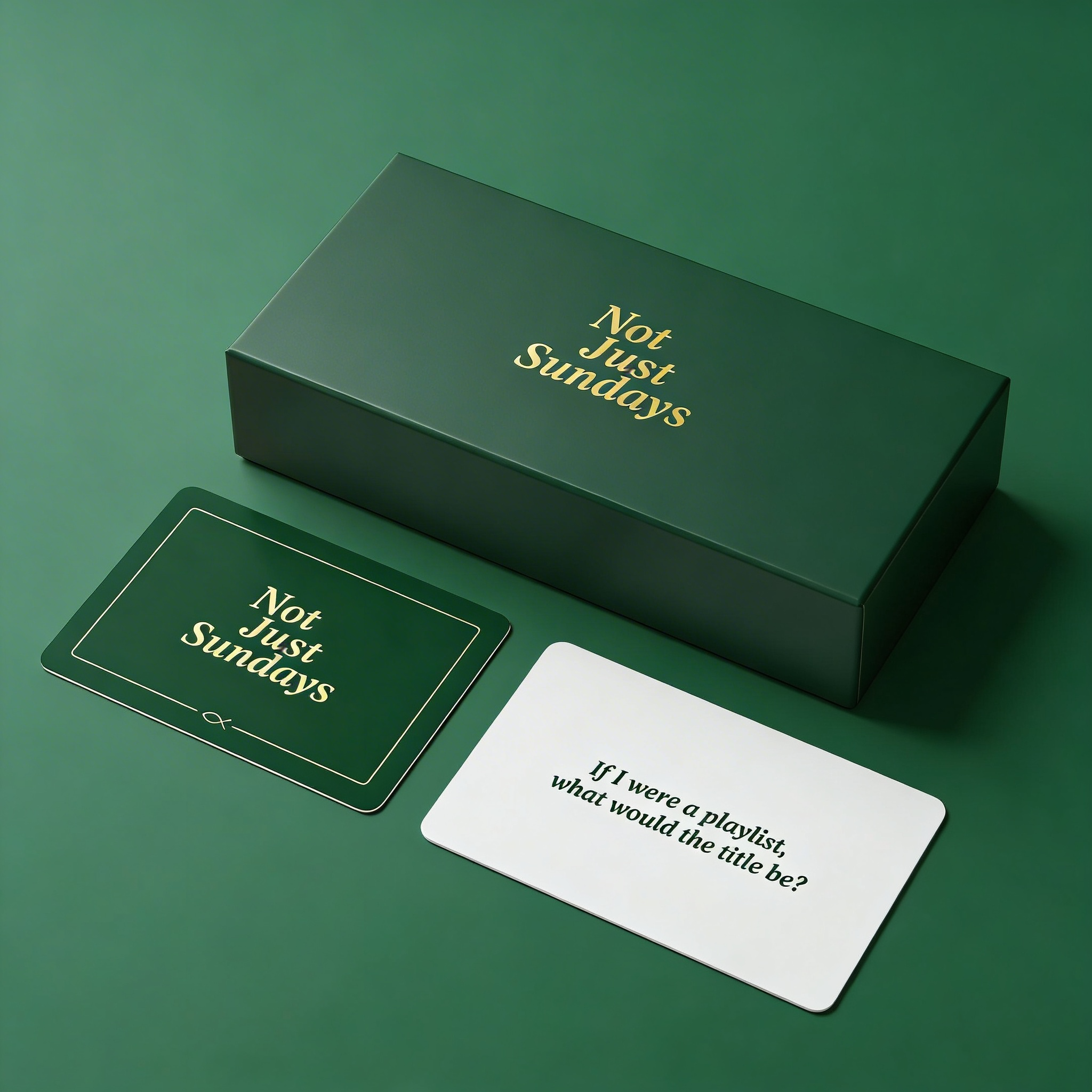 Not Just Sundays — The Conversation Game for Real Faith